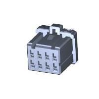 AMP Connectors - TE Connectivity 1-1939028-4 Receptacle Housing DYNAMIC 1200D REC HSG 8P X NATURAL