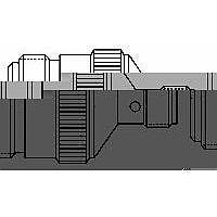 AMP Connectors - TE Connectivity 3080-2240-00 RF Adapters - Between Series ADAPTER N JK/SMA JK