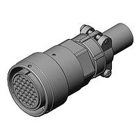 JAE Electronics JK06EK37SN1 Circular MIL Spec Connector 37 Position Panel Mount, Receptacle, Socket Contact, N