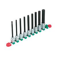 KTC TBT4L09H sq. Long Hex Bit Socket Set (1/2", 9pcs)
