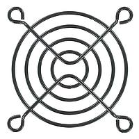 Qualtek Electronics 08147-02 Guard 60mm Wire Form Fan Guard, Black E.D. Finish