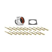 Amphenol SINE Systems RT001619PKNH03-K Connector Kits Square Flange Recept silicone seal IP69k