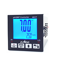 EZDO 4801P pH/ORP/Temp Controller (-2.00~16.00 pH, -1999 ~1999mV, 0~110 °C)