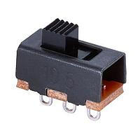 Same Sky (formerly CUI Devices) SLW-105558-2A-N-D Slide Switch 10.5 x 5 x 5.8 mm, 2 mm Raised Slide Actuator, Through Hole