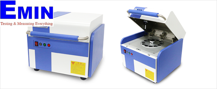 Handheld X-ray fluorescence spectrometer inspection in an industrial testing environment