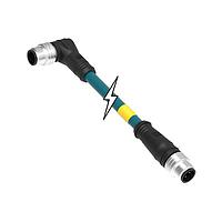 Molex 1300480147 Sensor Cables / Actuator Cables MIC 4P M/MP ST/90 D-CODED 5M