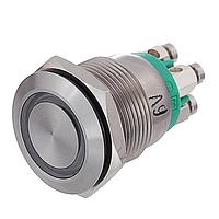 Bulgin MPI002/TE/GN/6 Anti-Vandal Stainles Steel Vandl Resistant Switch