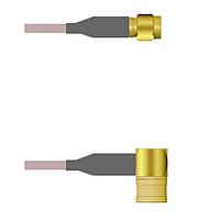 Amphenol Custom Cable Q-3F03V000H007i RF Cable Assemblies SMA-SP/SMB-RP G142 7I