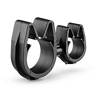 HellermannTyton 156-02345 MOC Clip to MOC Clip MOC Clip to MOC Clip, 12 mm, 19 mm, PA66HIRHSUV, Black, 2000/ctn