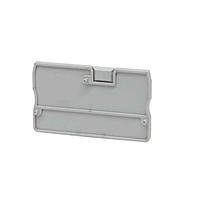 Same Sky (formerly CUI Devices) TBDR-01-25-GY End Cap Terminal Block, Din Rail, 2.5mm Pitch, Grey