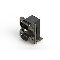 EDAC 663-009-364-03C Dual Port D-Sub Connectors Right-angle Dual Port D-Sub Connector