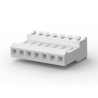 AMP Connectors - TE Connectivity 3-640602-7 Receptacle Housing FEED THRU WO TAB 7P L.R. natural 24 AWG