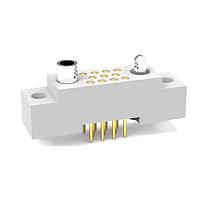 AirBorn RM322-152-221-5517 Rectangular MIL Spec Connectors 3 Row Straight PTH PCB Connector with Mounting Ears (RECEPTACLE)