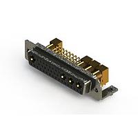 EDAC 630-36W4640-7TB Mixed Contact D-Sub Connectors Right-angle Power Combo D-Sub Connector