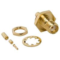 Amphenol RF 132422 Connectors SMASrtJack1.13mmCbl BulkhRearMnt,IP67