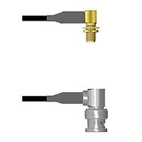 Amphenol Custom Cable Q-2R00E0008108i RF Cable Assemblies SMA-RJB/BNC-RP RG58 108I