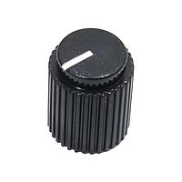 Eagle Plastic Devices 450-AE141 Cylindrical Knob RIBBED .55 D T18 BK