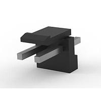 AMP Connectors - TE Connectivity 5-1123723-2 Shrouded 3.96 EP HDR ASSY 2P(BLACK)