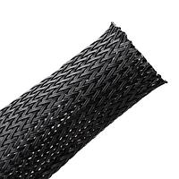 HellermannTyton 170-03209 Expandable Braided Sleeving, Expandable, 0.125" Dia, PA66 Monofilament, Black, 225 ft/reel