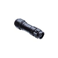 Amphenol LTW BB-02BMFA-QL8MPP Standard Circular Connector X-Lok, Standard Size, Plastic, 10A, 02 pins, Male Connector, Female Contact, Straight, Push Lock, Crimp, Field Installable, F6.0 - F8.0mm, IP68