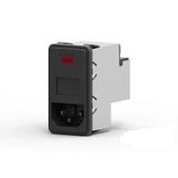 P&B PS000DS6B Inlets 6A DUAL FUSE SNAP IN MOUNT