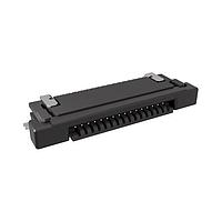 Amphenol FCI SFV16R-1STBE1HLF Board Mount 0.50mm Flex Connector, SFV-R Series, 16 Position, Bottom Side Contact, Side Entry Surface Mount ZIF Connector, Halogen Free, Lead Free, Gold Flash