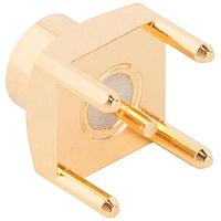 Amphenol RF SMP-MSLD-PCT PCB Connectors STRAIGHT PCB PLUG TH LIMITED DETENT