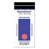 SpotSee WM 8/46-12 Temperature Sensor WarmMark Short-Run 8C/46F, 12 hour single window