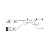Molex 1200980051 Sensor Cables / Actuator Cables MIC 5P M/MFE TO VERT DSUB 1M S