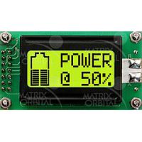Matrix Orbital LCD0821 LCD Character Display Modules Yel/Grn Background Black Text