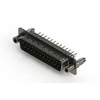 EDAC 627-M25-620-GN6 D-Sub Connectors - Standard Density Vertical Machined D-Sub Connectors