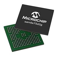 Microchip Technology SAM9X75D2G-I/4TB Microprocessors - MPU ARM926 MPU,2Gbit DDR3L,MIPI,LVDS,CAN-FD,BGA,EXT TEMP
