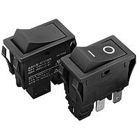 Omron Electronics A8GS-P1215 Rocker Switches Remote Reset SPST Vertical PowerSolder