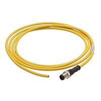 HARTING 21350100517020 Sensor Cables / Actuator Cables M12 A-code 5-pin Straight male to open end, 2m, PVC yellow jacket