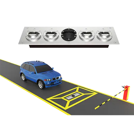 Under-vehicle inspection equipment for security screening