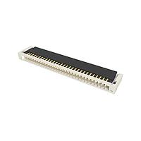 Amphenol FCI 10051922-3010ELF Connectors 0.50mm Flex Connector, VLL Series, 30 Position, Lower Side Contact, Side Entry Surface Mount ZIF Connector, Lead Free Type.