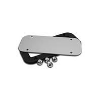 Hammond Manufacturing GP063GY Electrical Enclosures Gland plate Gray for 5.06 x 1.5 opening - Steel/Gray