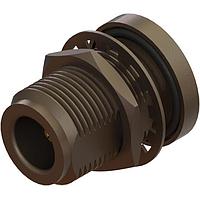 Amphenol SV Microwave 5021-00027 Cable Connectors Type N F Bulkhead Connect for .141 Cbl