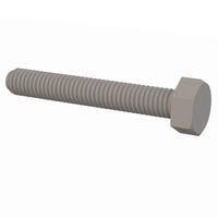 Essentra Components 50M060100J040 Machine Screw Hex Unslotted Bolt, M6 X 1 Thread, 40mm Lg