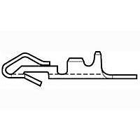 AMP Connectors - TE Connectivity 3-640252-1 (Mouser Reel) Contacts SKT 24-18 BR/SN Reel of 1000