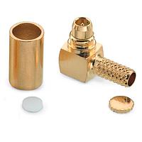 Wurth Elektronik 66036011210620 Cable Connectors WR-MMCX RG316 DB BRD RA PLUG FLEX CBL