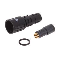 Amphenol Alden 320070 Connectors Ovr Mld Sldr Cup Plg Kit In line 6P 22AW