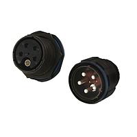 Amphenol Socapex TVP00ZN25E6P Receptacles PWSF SQ FLG RECEPT 25E6 PIN BZN