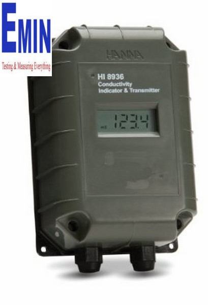 Panel-mounted controller used for conductivity and TDS monitoring in water treatment applications