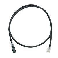 Panduit UTPKCH10MBL Cat 5e Keyed Copper Patch Cord, Cat 5e, Black U