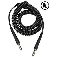 Desco 14113 Adjustable, with Cord CORD, COIL, BLACK BANANA-BANANA 12'