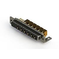 EDAC 630-13W6240-7NC Mixed Contact D-Sub Connectors Right-angle Power Combo D-Sub Connector