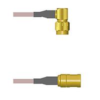 Amphenol Custom Cable Q-330600001024i RF Cable Assemblies SMA-RP/SMB-SP G178 24I