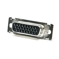 Raychem - TE Connectivity 2335893-2 High Density D-Sub Connectors AMPLIMITE SZ 2 RECPT 26 POS, ST STL SHEL