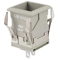 NKK Switches LB01GW01 Body GRAY SQUARE BODY ONLY